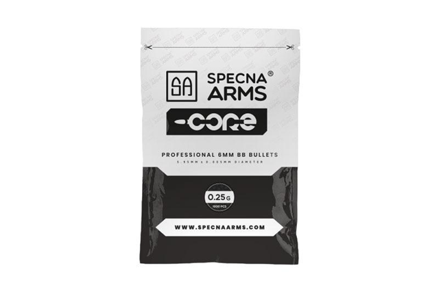 Balines Specna Core 0.25 Bolsa 1KG - Urban Defense Chile