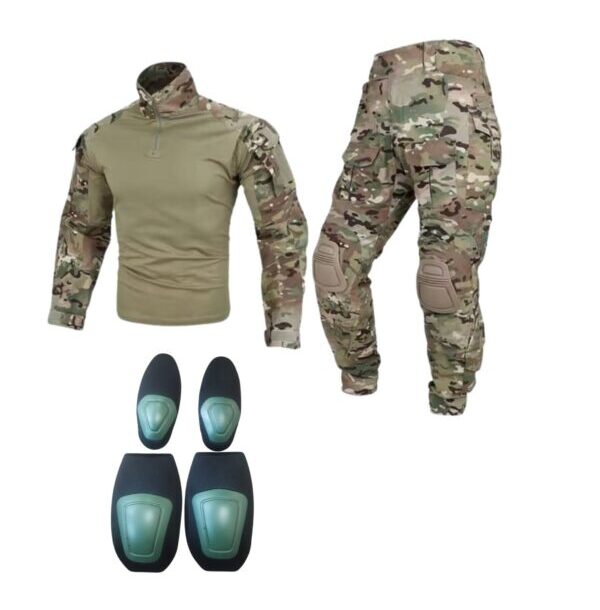 Uniforme Mc Xxxl (China) Rodilleras y Coderas Verdes - Urban Defense Chile