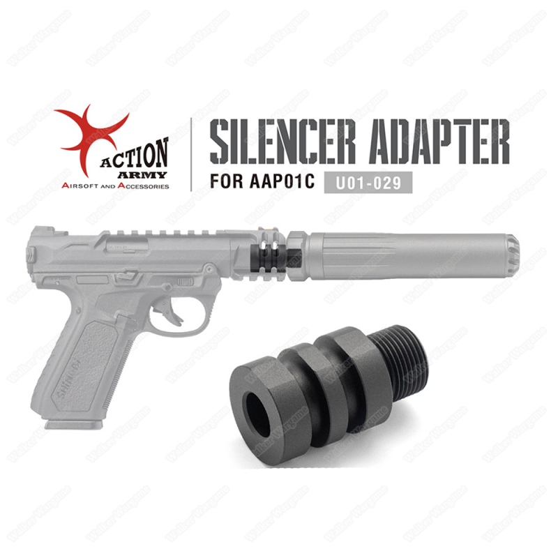 Action Army AAP01C Silencer Adapter 14MM CCW AAP 01 - Urban Defense Chile