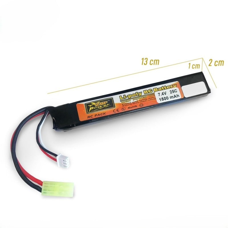 Batería LiPo 74V 1500MAH 25C Zop Power Mini Tamiya - Urban Defense Chile