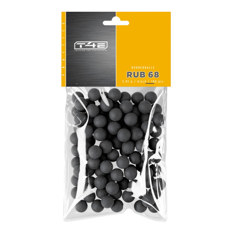 Bolsa de 100 Bolas de Goma Cal 68 para Traumaticas - Urban Defense Chile