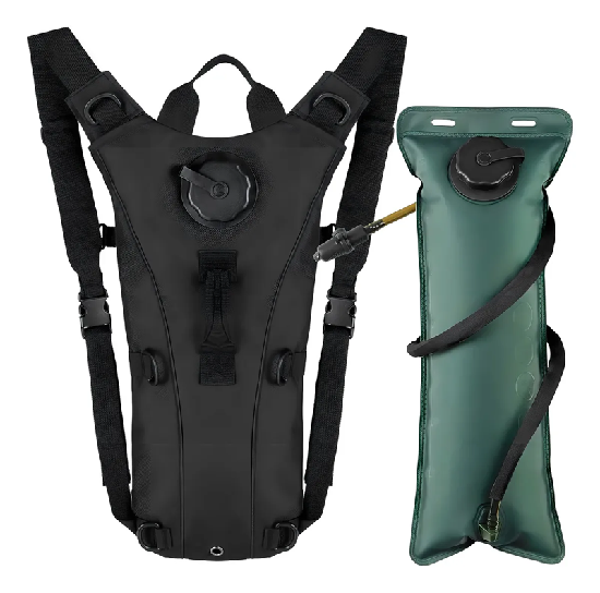 Mochila Camelback Negro Incluye Bolsa de Agua 1.5 Lts - Urban Defense Chile
