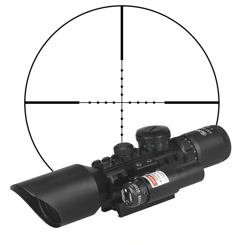 Comet Ls 3 10X42E con Laser Rojo - Urban Defense Chile