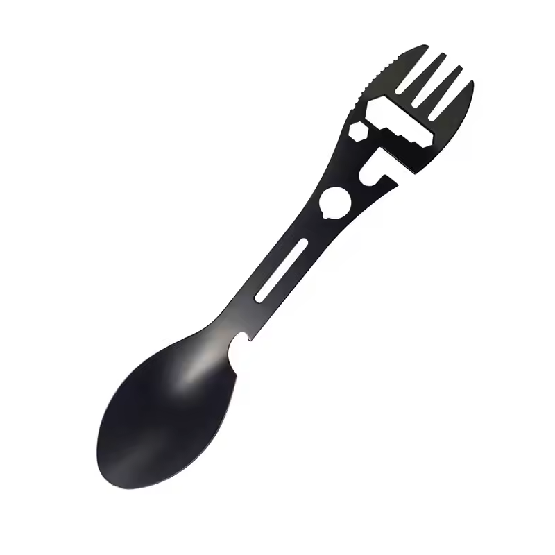 Cuchara y Tenedor de Metal Multiherramienta - Urban Defense Chile