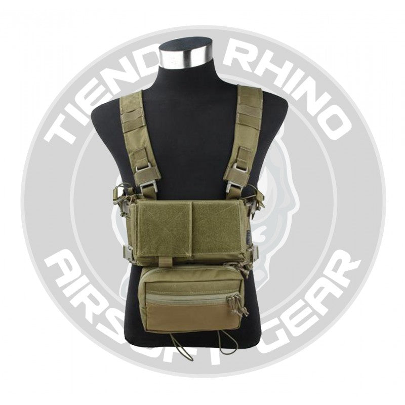 G TMC Modular Chest Rig Khaki - Urban Defense Chile