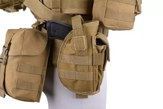 Holster Universal Pistola MOLLE Tan - Urban Defense Chile