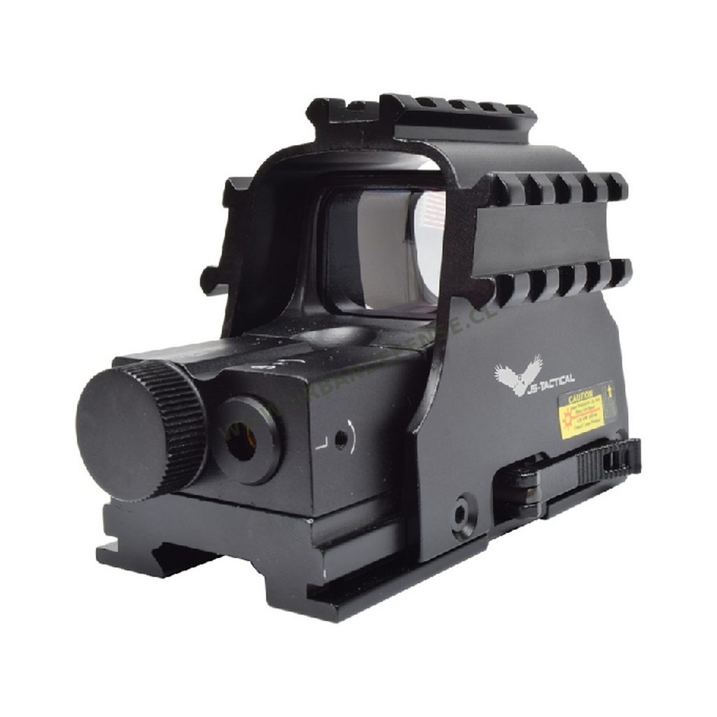 Js - Tactical Mira Holografica con Laser - Urban Defense Chile