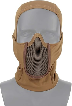 Balaclava Tan con Malla Metálica - Urban Defense Chile