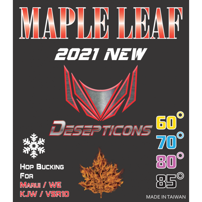Maple Leaf Decepticons V2 Hop Up Bucking For Marui Tm We GBB Pistol Vsr - Urban Defense Chile