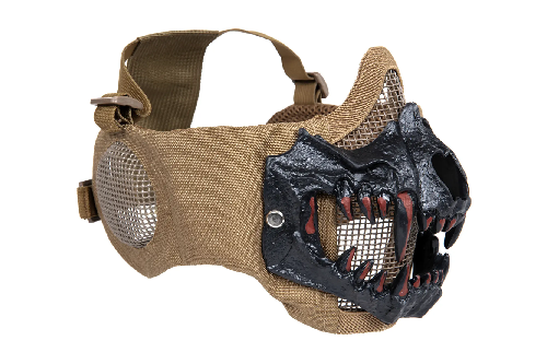 Máscara Stalker Evo Plus Colmillos Fangs Ear Protection Mask Tan - Urban Defense Chile