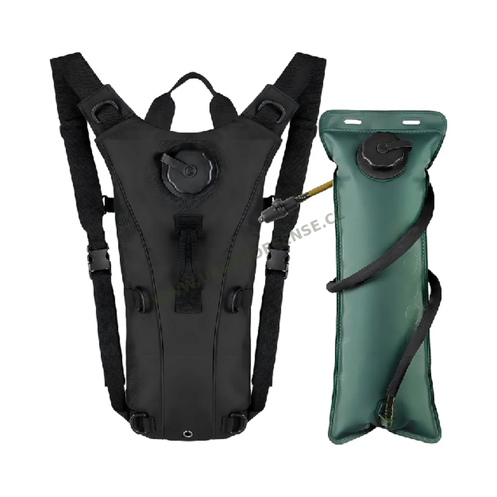 Mochila Camelback Negro Incluye Bolsa de Agua 1.5 Lts - Urban Defense Chile