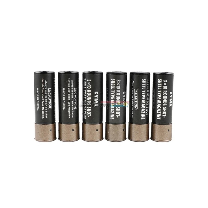 Pack 6 Shell Escopeta 30RDS Cu - Urban Defense Chile