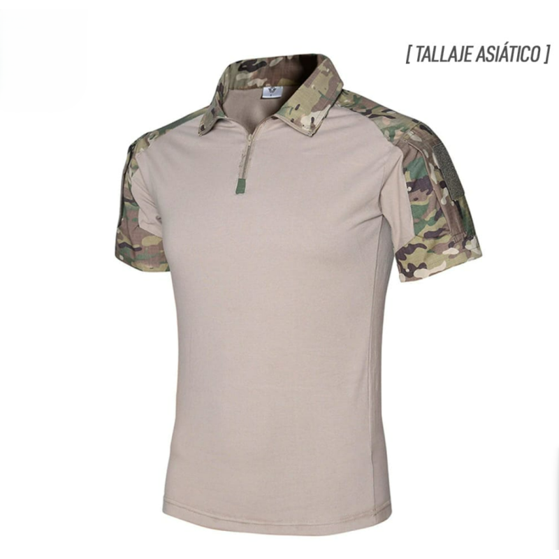 Polera Táctica Manga Corta Multicam - Urban Defense Chile