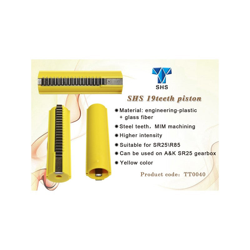 Shs Piston 19 Dientes Amarillo TT0040 - Urban Defense Chile