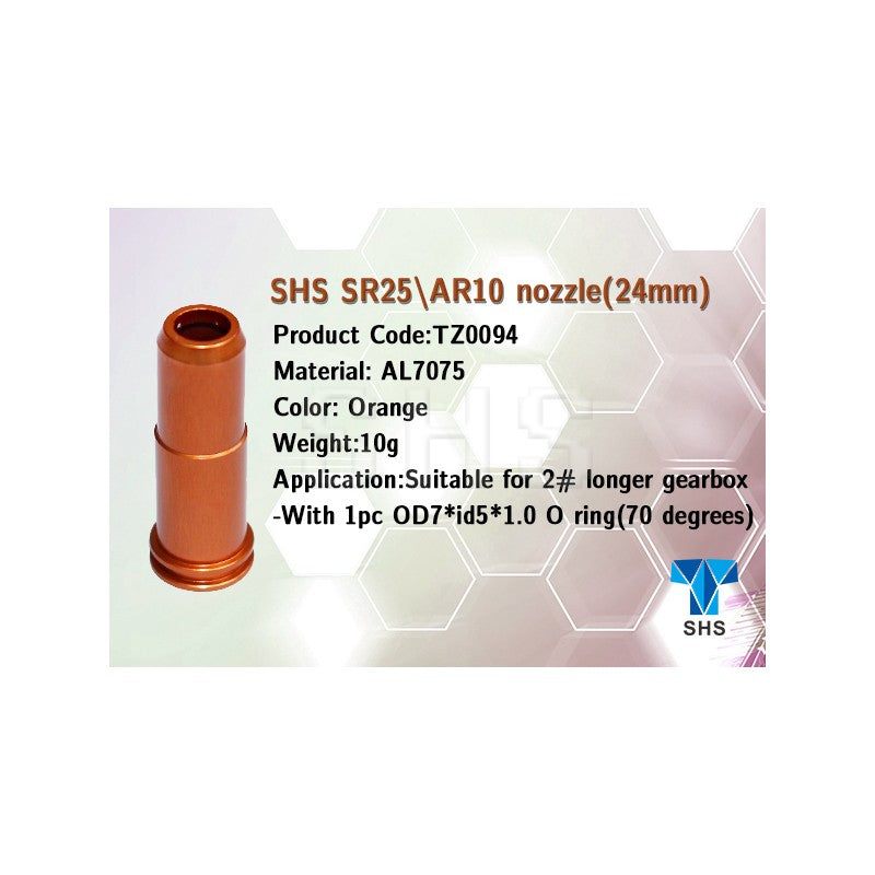 Shs SR25 AR10 Nozzle 24MM TZ0094 - Urban Defense Chile