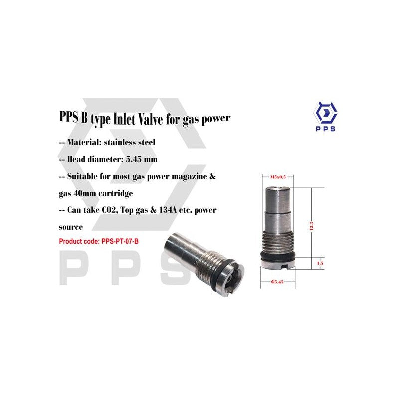 Shs Valvula Mag Gas Type B Pps Pt 07 - Urban Defense Chile