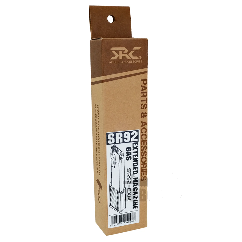 SR92 Gas Extended Magazine 6MM Airsoft 33 Rounds 4715997083986 - Urban Defense Chile