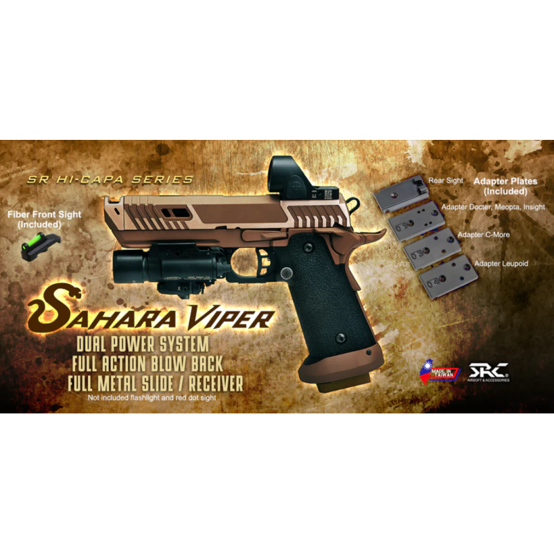 SRC Sahara Viper Dual Power System GBB Pistol Gas Version - Urban Defense Chile