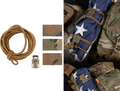 Amarre MOLLE Tan para Bandera - Urban Defense Chile