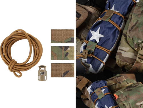 Amarre MOLLE Tan para Bandera - Urban Defense Chile