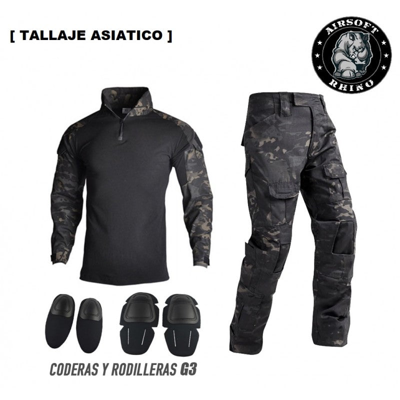 Tenida G3 Alternativa Multicam Black - Urban Defense Chile