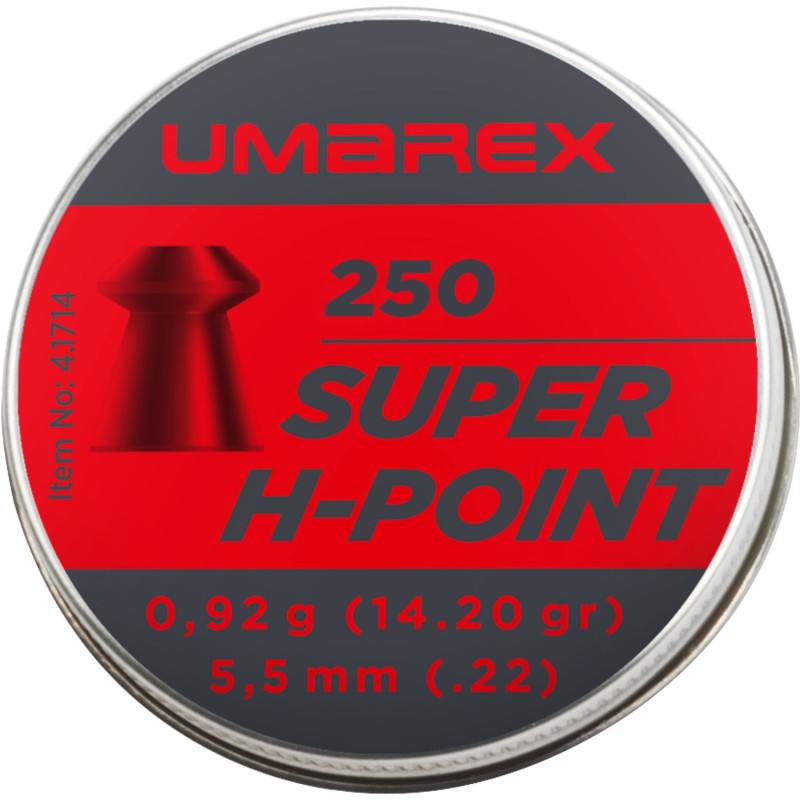 Umarex Super H Point Cal 55 Mm 22 Diabolo 250 Pieces Hollow Point 4000844841308 - Urban Defense Chile