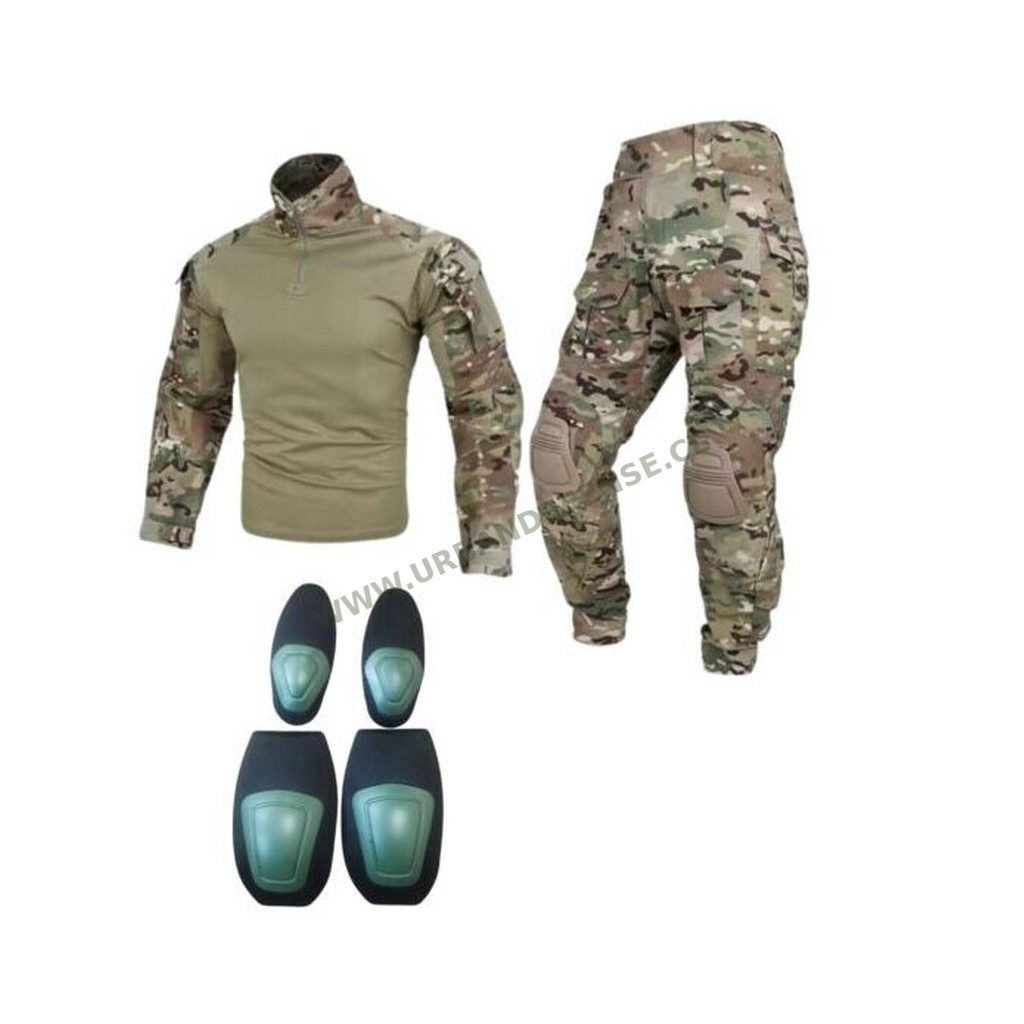Uniforme Mc Xxl (China) Rodilleras y Coderas Verdes - Urban Defense Chile