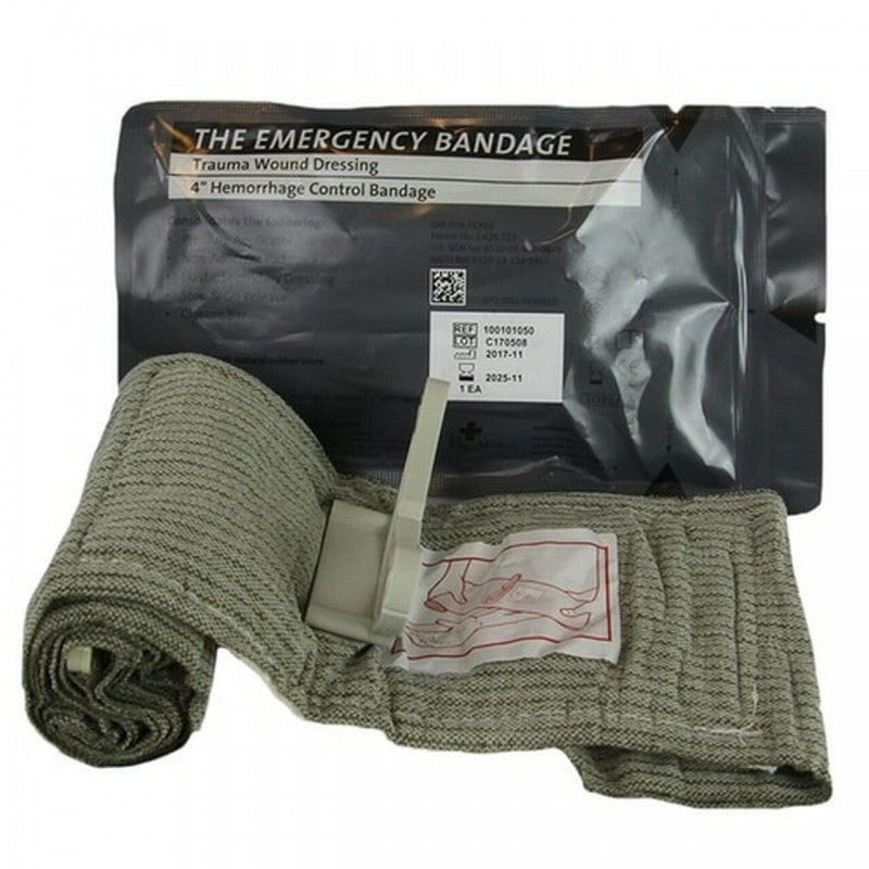 Vendaje de Emergencia de 4 Pulgadas Paquete de 2 Partes - Urban Defense Chile
