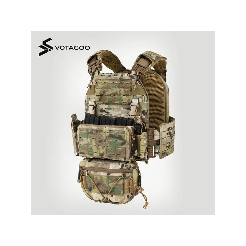 Votagoo Adjustable Tactical Vest With Admin Drop Pouch - Urban Defense Chile