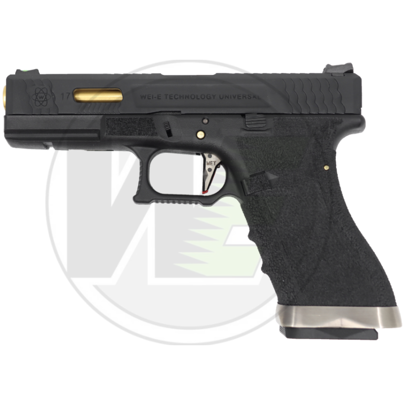 We Custom G17 Black Side And Gold Barrel - Urban Defense Chile