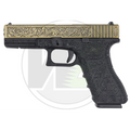 We G17 Ivory GEN3 GBB Engraved Look We G17 Floral - Urban Defense Chile
