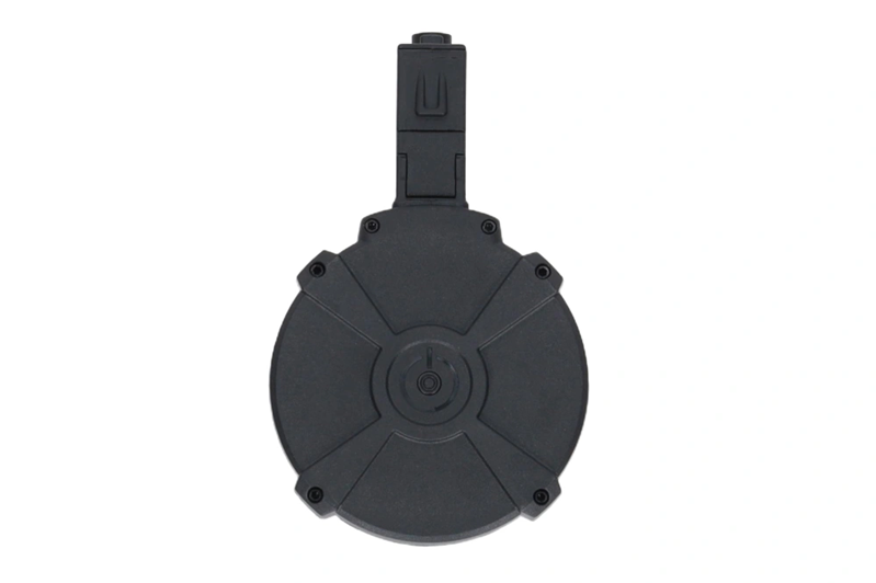 Cargador de Tambor Specna Arms de 850 RDS para Réplicas de la Serie X - Negro - Urban Defense Chile